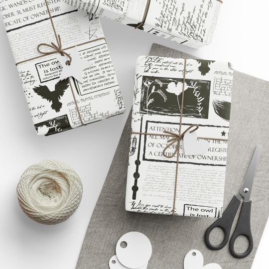 Discover Harry Potter Newspaper-Inspired Eco-Friendly Gift Wrap for All Occasions