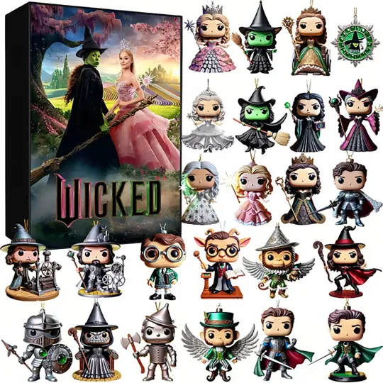 Discover Witch Advent Calendar 2025 Christmas Advent Calendar, 24Pc Calendar 2D Blind Box