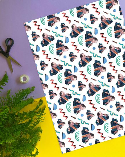 Barry EastEnders Meme Wrapping Paper - British TV Nostalgia
