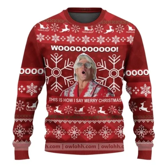 Christmas Flair Pro Wrestling Ugly Sweater Partyugly sweater ideas Ugly Christmas