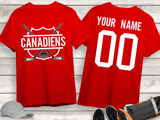Personalized Montreal Canadiens Hockey 3D T-Shirt, Game Day Shirt, Gift for Fan