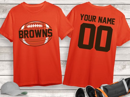 Personalized Cleveland Browns Football 3D T-Shirt, Game Day Shirt, Gift for Fan