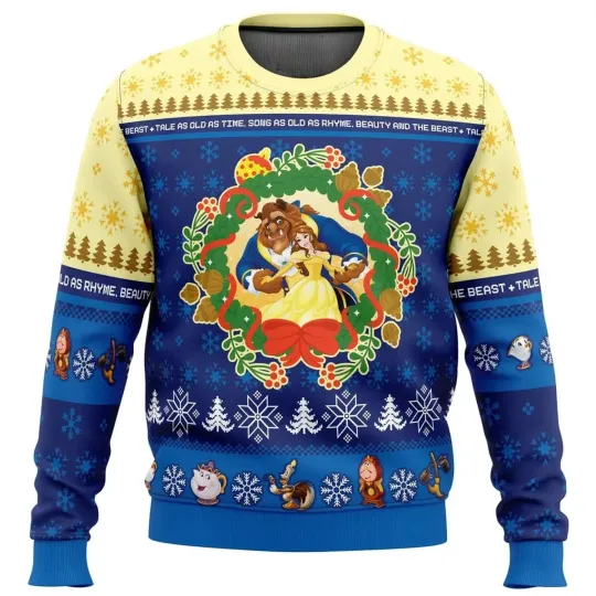 Discover Christmas Beauty And The Beast  Ugly Christmas Sweater