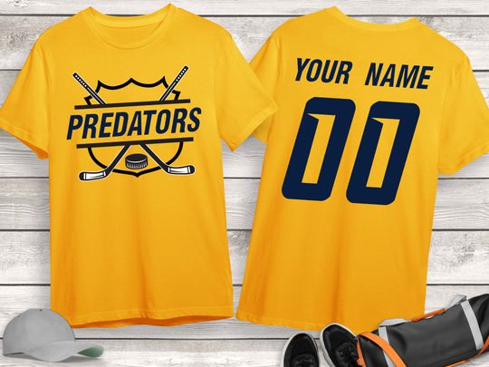 Discover Personalized Nashville Predators Hockey 3D T-Shirt, Game Day Shirt, Gift for Fan