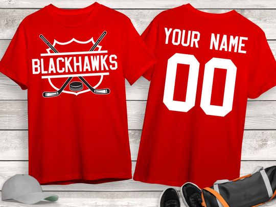 Discover Personalized Chicago Blackhawks Hockey Team 3D T-Shirt, Game Day Shirt, Gift for Fan