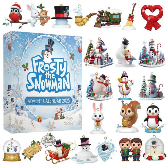 Frosty The Snowman Advent Calendar 2025, The Snowman Advent Calendar, Christmas Advent Calendar, Advent Calendar 2025, Gift Christmas.