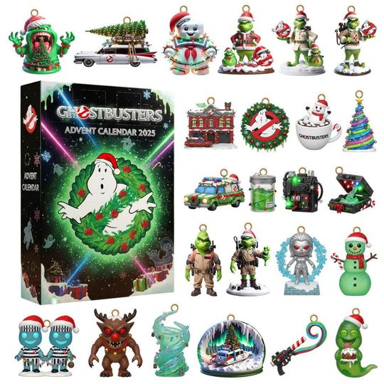 Ghostbusters Christmas Advent Calendar 2025, Ghostbusters Advent Calendar, Christmas Advent Calendar, Advent Calendar 2025, Gift Christmas.