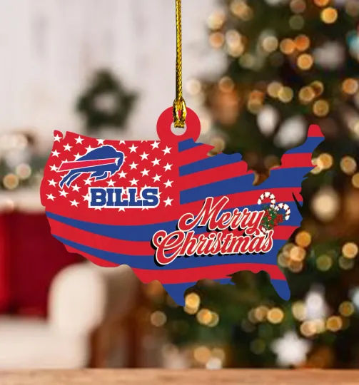 Discover buffalo football Christmas Ornament, USA merry christmas, fan gift