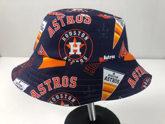Houston Astros bucket hat, reversible hat, team apparel, fan gift
