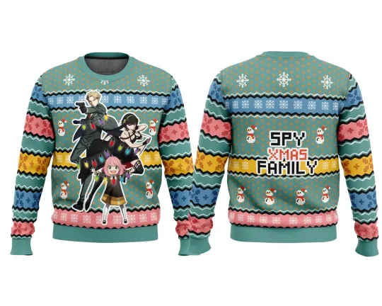 Discover Spy Xmas Family XFamily Ugly Christmas Sweater Unisex