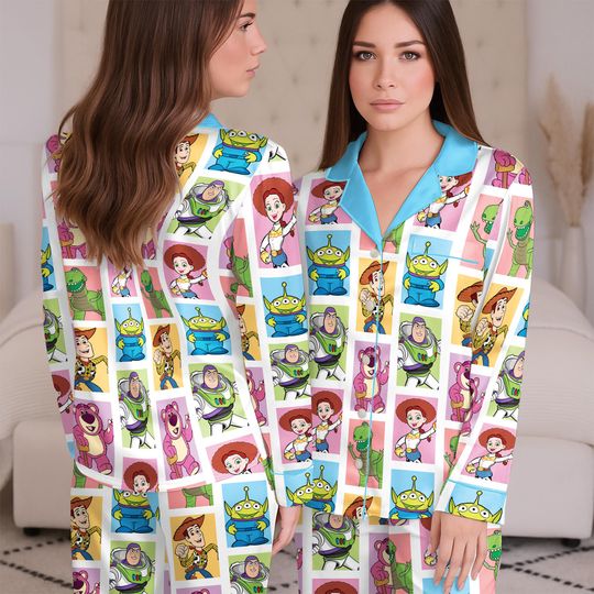 Discover Disneyland Toy Story Christmas Pajama Set Pixar Buzz Lightyear Family Matching Sleepwear