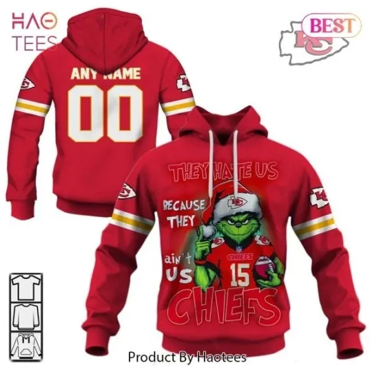 Discover Kansas City funny character They Hate Us Chiefs All Over Printed 3D Hoodie