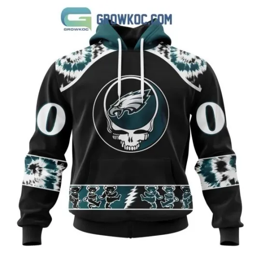 Philadelphia Grateful Football Dead Eagle Skull All Over Print 3D Hoodie