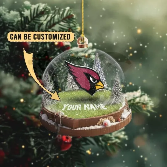 Discover Personalized Arizonna Football Cardinalss Team Christmas Ornament Fan Gift Decor