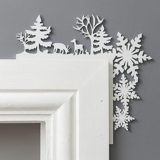 Discover Deer in the Woods Christmas Decoration, Door Corner Accent, Festive Shelf Home Dcor, Hosting Gift For Her, Small Gift Idea, Xmas Present