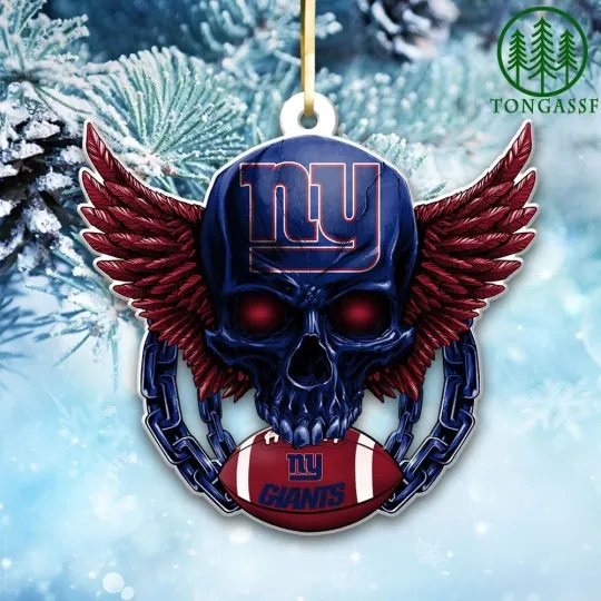 Discover Personalized New York Football Team Giantss Christmas Ornament Gift Decor