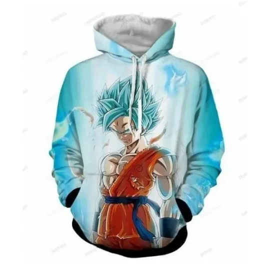 Gohan Goku Super Saiyan Dragon Ball Z 3d Awesome 3D Hoodie