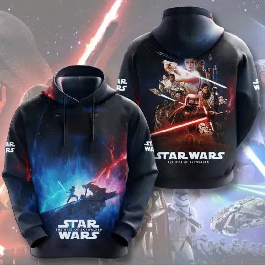 Discover Star Wars The Rise Of Skywalker Hoodie All Over Print Size S-5XL