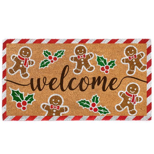 Gingerbread Christmas Doormat