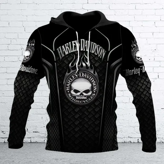 Discover Haarleyy Davidson Pullover Hoodie, Motorcycle Harley Fan Hoodie