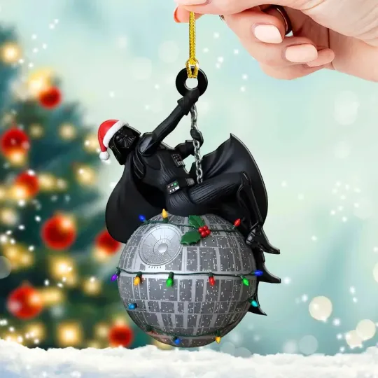 Discover Funny Star Wars 2-sided Acrylic Ornament Xmas Gift-2d flat
