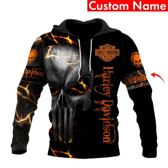 Discover Haarleyy Davidson Pullover Hoodie, Motorcycle Harley Fan Hoodie