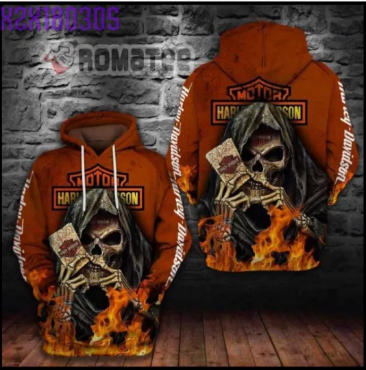 Discover Haarleyy Davidson Pullover Hoodie, Motorcycle Harley Fan Hoodie