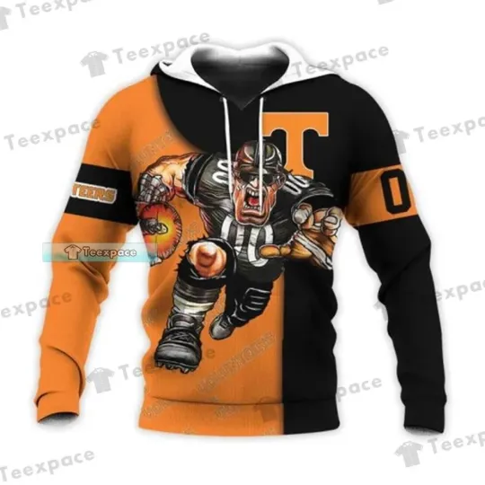 Discover Custom Number Tennessee Volunteers Gifts Big Mascot Hoodie