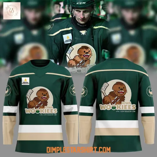 Discover Personalized Iowa Wookiees New Uniform 2025 Hockey Shirt Men's Fan Gear Gift