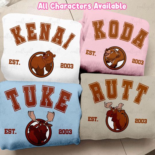 Discover Disney Brother Bears Matching Shirt, Brother Bears Safari Shirt, Koda Kenai Rutt Tuke, Disney Adventure Life Outfits, Animal Kingdom Shirt