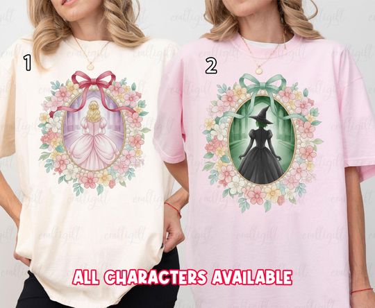 Coquette Bow Change For Good Shirt, Defy Gravity Broomstick Shirt, Elphaba Glinda Birthday Girls Shirt, Wizard Oz Musical Besties Matching