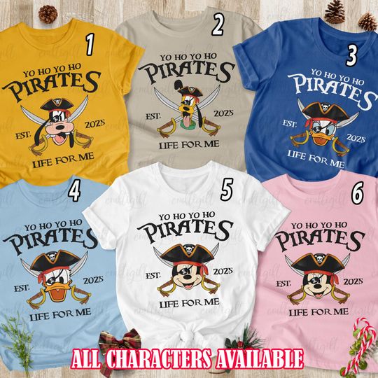 Discover Mickey & Friends Pirate Night Shirt, Mickey And Co Cruise Line Shirt, Disney Pirates Life For Me Shirt, WDW Christmas Family Matching MYK665
