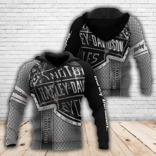 Discover Haarleyy Davidson Pullover Hoodie, Motorcycle Harley Fan Hoodie