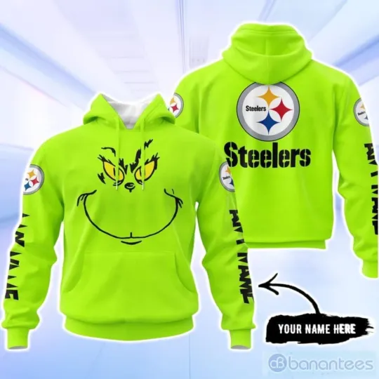 Discover Pittsburgh funny character Steeler Custom Name Hoodie