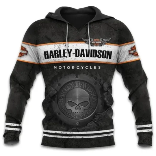 Discover Haarleyy Davidson Pullover Hoodie, Motorcycle Harley Fan Hoodie