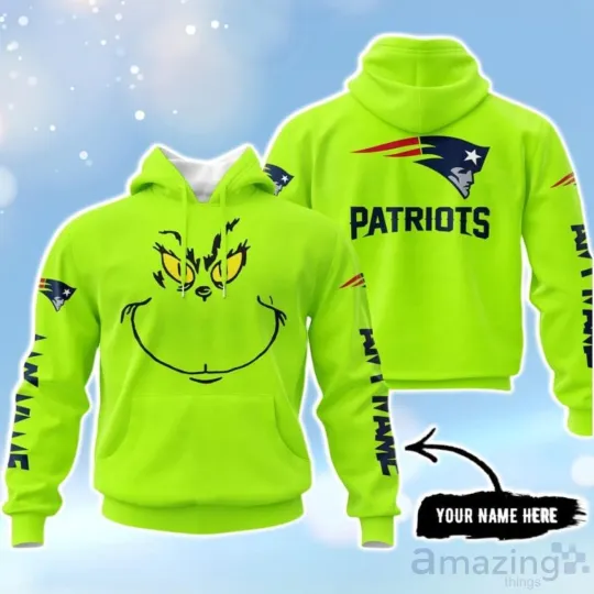 Discover New England funny character Patriots Custom Name Hoodie