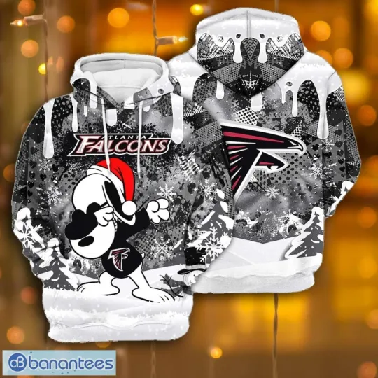Atlanta Snoop Falcon Dabbing Christmas All Over Print 3D Hoodie