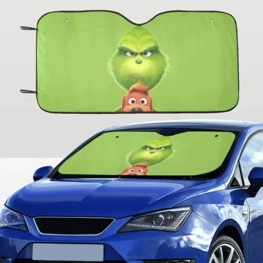 Discover funny character Christmas Movie Cartoon Car Sunshade