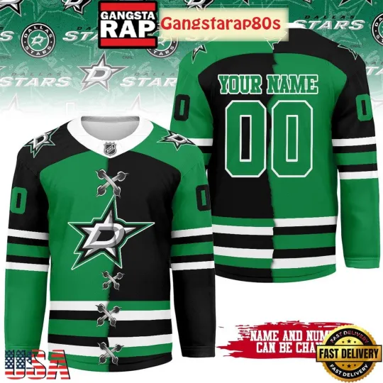Personalized Dallas Stars Mix Home Away 2025 Hockey Shirt Men's Fan Gear Gift