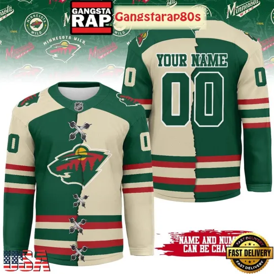 Discover Personalized Minnesota Wild Mix Home Away 2025 Hockey Shirt Men's Fan Gear Gift