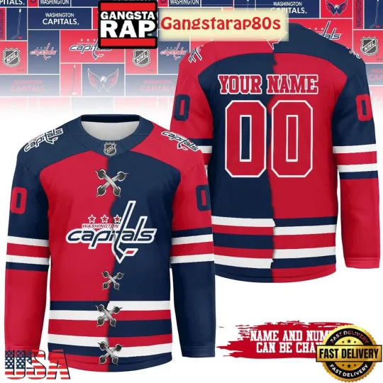 Discover Personalized Washington Capitals Mix Home Away 2025 Hockey Shirt Men's Fan Gear