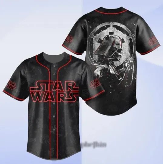 Discover Star Wars Darth Vader Baseball Jersey Star Wars Movie Fan Shirt