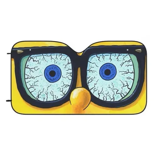 SpongeBob SquarePants Movie Cartoon Car Sunshade