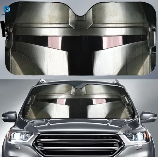Discover The Mandalorian Star Wars Movie Car Sunshade