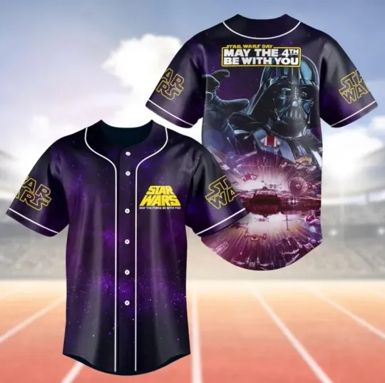 Discover Star Wars Day May the 4th Be With You Baseball Jersey Star Wars Movie