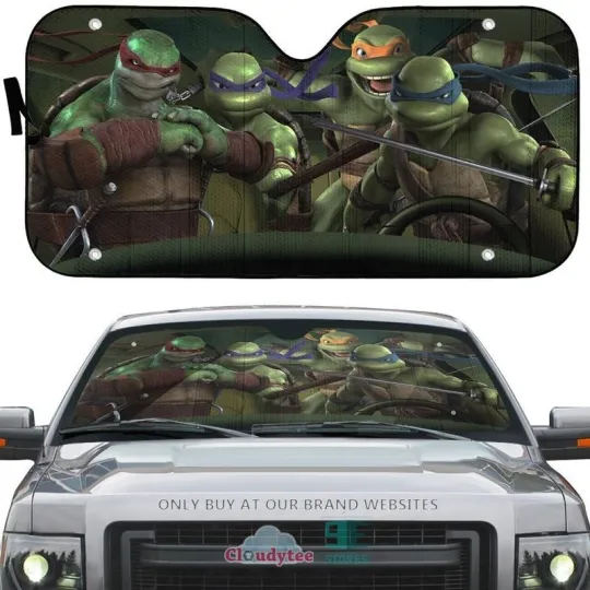 Discover Teenage Mutant Ninja Turtle Movie Car Sunshade, Windshield Cover SunShade