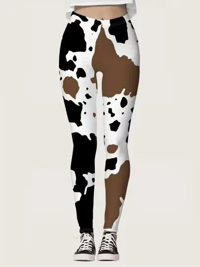 Discover Cow Print Leggings