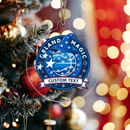 Discover Orlando Magic Ornament, Bauble,Personalized Basketball Fan Gift,Acrylic Decor