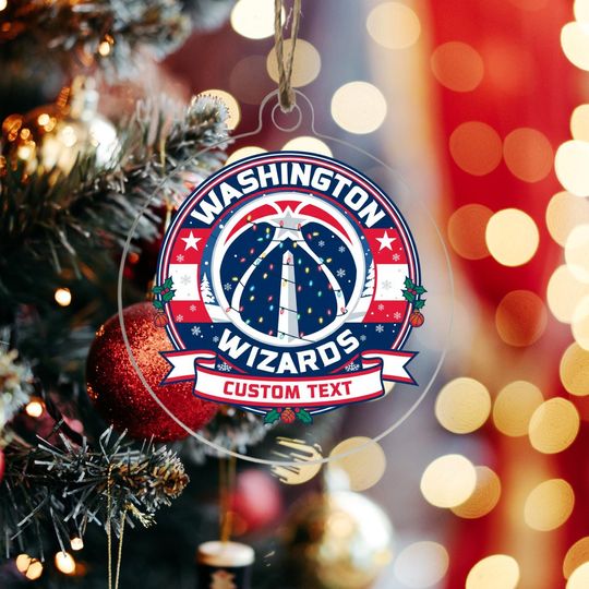 Discover Washington Wizards Ornament, Bauble,Personalized Basketball Fan Gift,Acrylic Decor