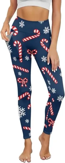 Discover Women’s Casual Leggings with Pockets High Waist Stretch Gym Workout Pants